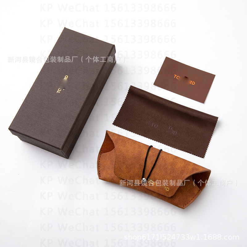 Spot al por mayor nueva caja de gafas de marca de alta gama de moda caja de gafas de sol de alta gama caja de embalaje completa