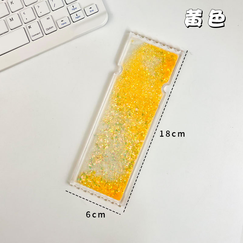 18*6 긴 # 노란색 퀵샌드