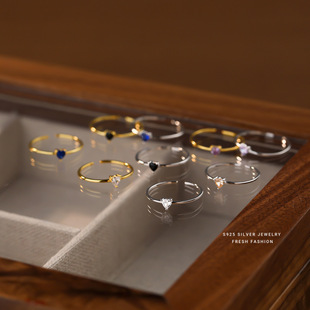 s925���y���İ�䆽�ָŮ���sС��Ȧ��ɫ�ʯָ�h�����_�ڽ�Сβ��