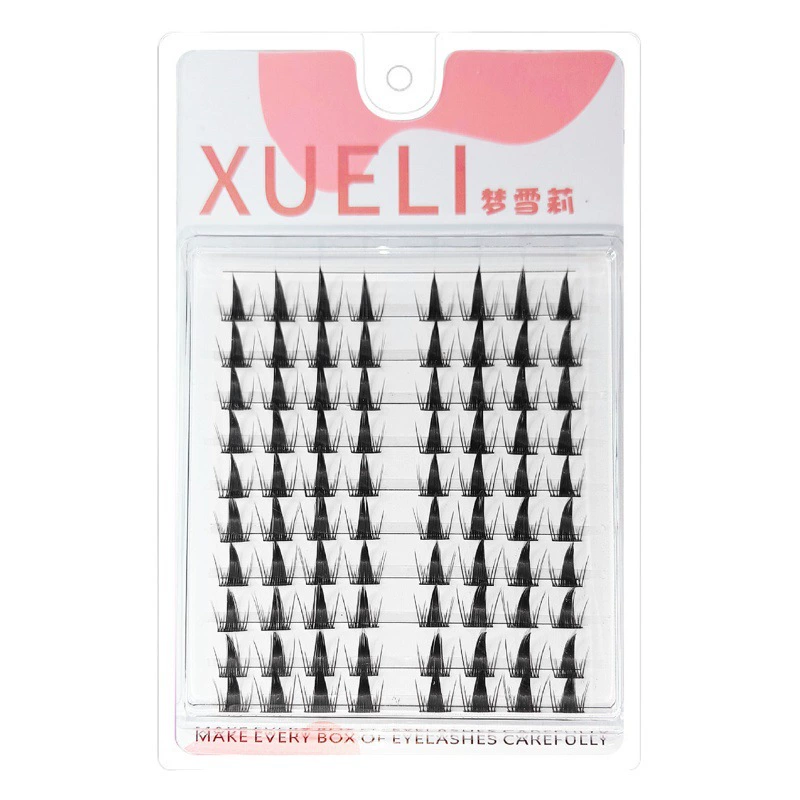 Безрезиновые безрезные плоские накладные ресницы