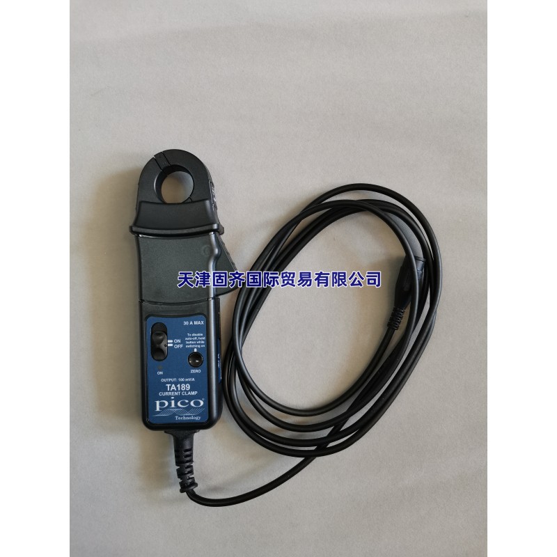 Pico TA189 示波器 30A 电流探头 BNC插头, 电流夹, 30 A, 2 mA