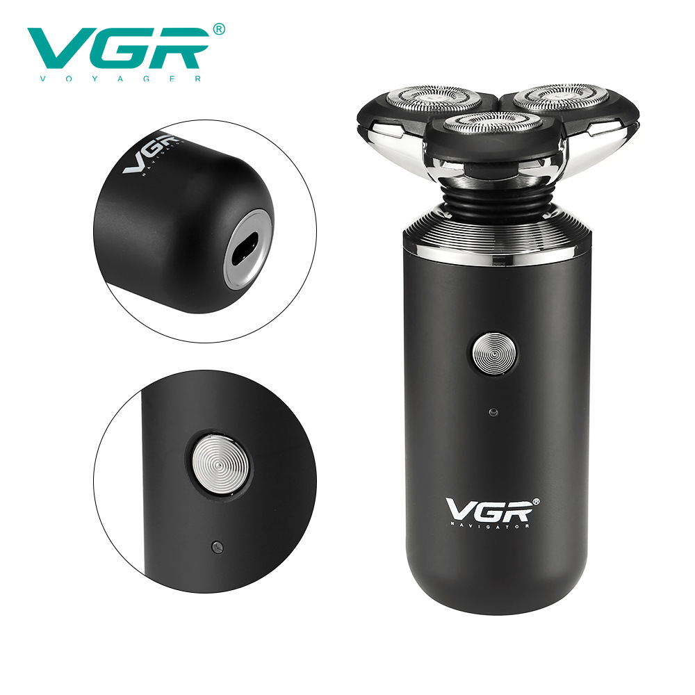 Electric Shaver for Men, USB Rechargeable Fully Washable Three Head New Model Home Appliances Personal Care_voghion.com