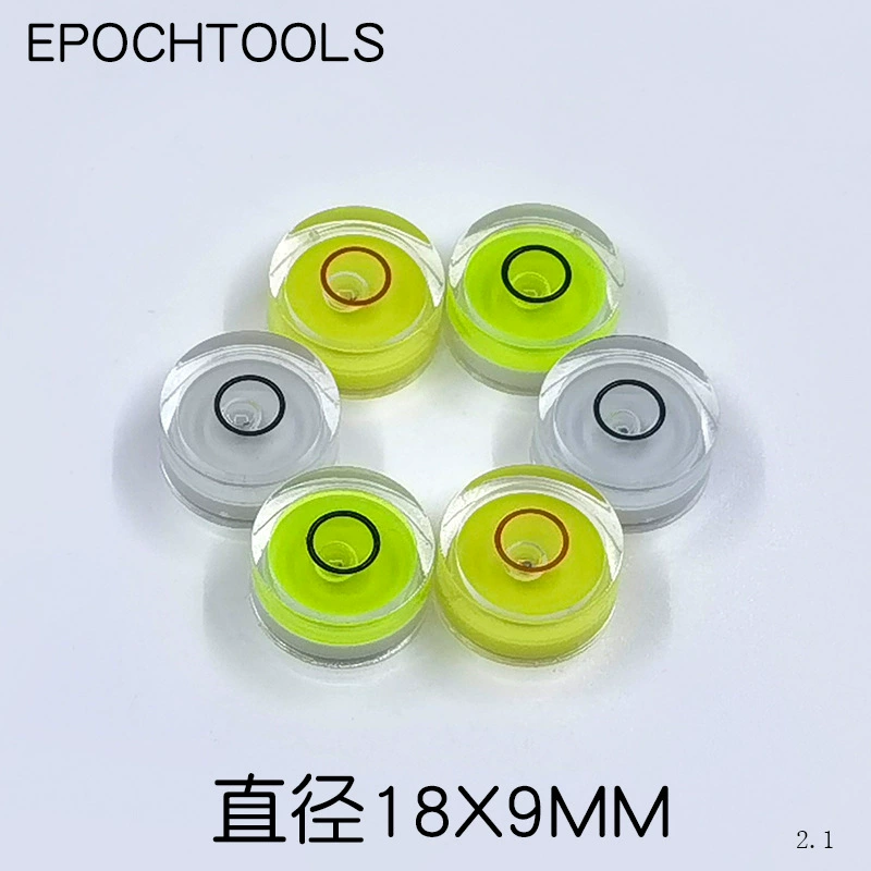 Диаметр 18X9 мм Универсальный Уровень пузырь горизонтальные бусины выравнивание пузырь горизонтальный пузырь завод Прямые поставки