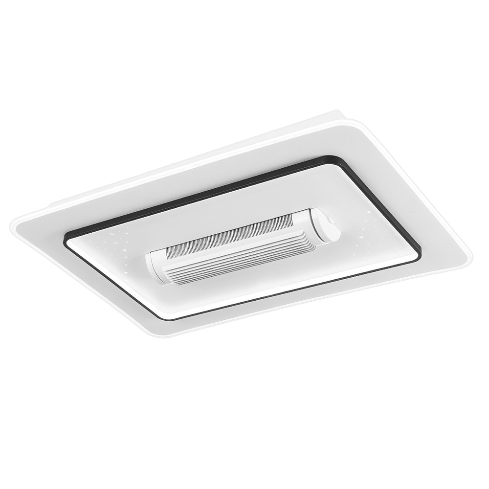 Nuevo ventilador de techo sin aspas con luz, luz de techo con diseño de cielo estrellado, para sala de estar, dormitorio, comedor, viento fuerte, protección ocular, ventilador de techo transfronterizo