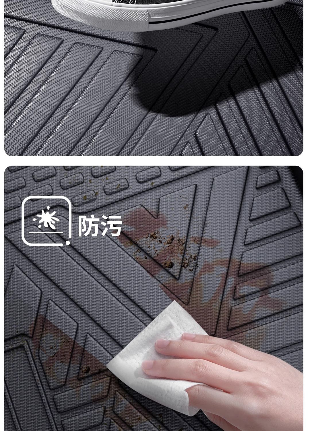 Suitable for Changan UNIZ Foot Pad 25 24 Pack Threshold TPE Car Foot Pad Carpet Pad Original Star Upper