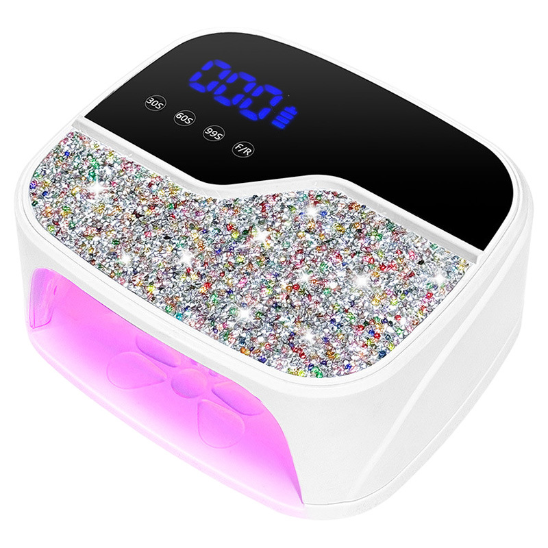 144W de alta potencia de almacenamiento de la lámpara de manicura de pegamento de vinilo de manicura de inducción inteligente LED de secado rápido de la lámpara UV transfronteriza