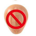 Simulación de modelo de cinco sentidos perforación acupoints de oído práctica de enseñanza accesorios lengua clavo nariz clavo boca ombligo muestra molde de silicona