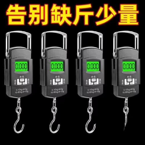 Portable Electronic Scale High-Precision Accurate Electronic Scale Handheld Spring Scale Household Portable Small Weighing Scale Hook
