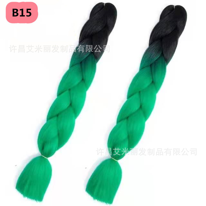 Trenzas africanas con cabello rosa渐 – materiales de alta temperatura, estilo boxeador