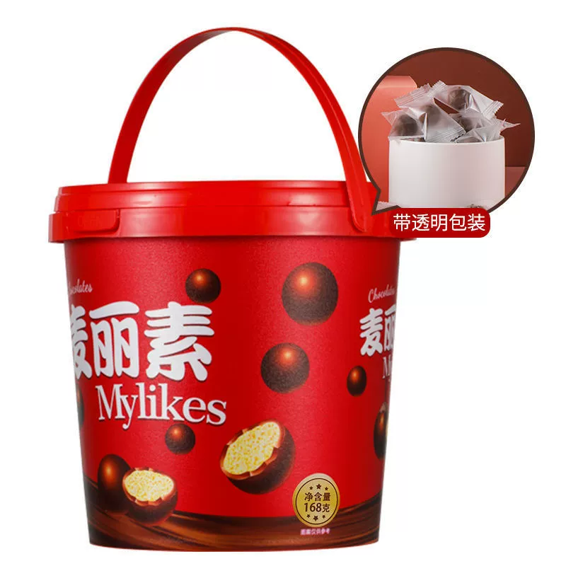 Большая бочка шоколадных бобов Малино, хрустящие сэндвич-конфеты с мальтом, шоколадная фабрика закусок интернет-знаменитостей, цельная оптовая продажа