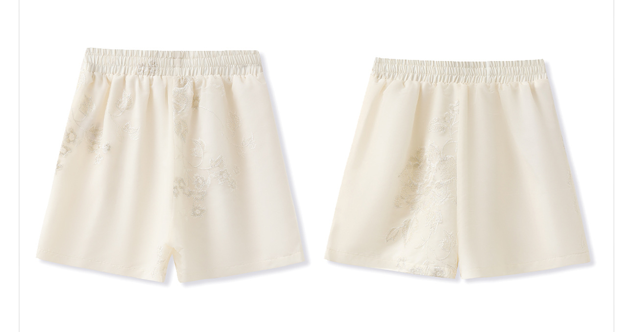 Bộ áo sơ mi quần short thêu cúc phong cách Trung Hoa cao cấp M4231 — Áo, Quần short chi tiết 22