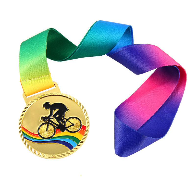 Medalla creativa de metal artesanal personalizada Spot Maratón eventos deportivos escolares competencia medalla insignia niños