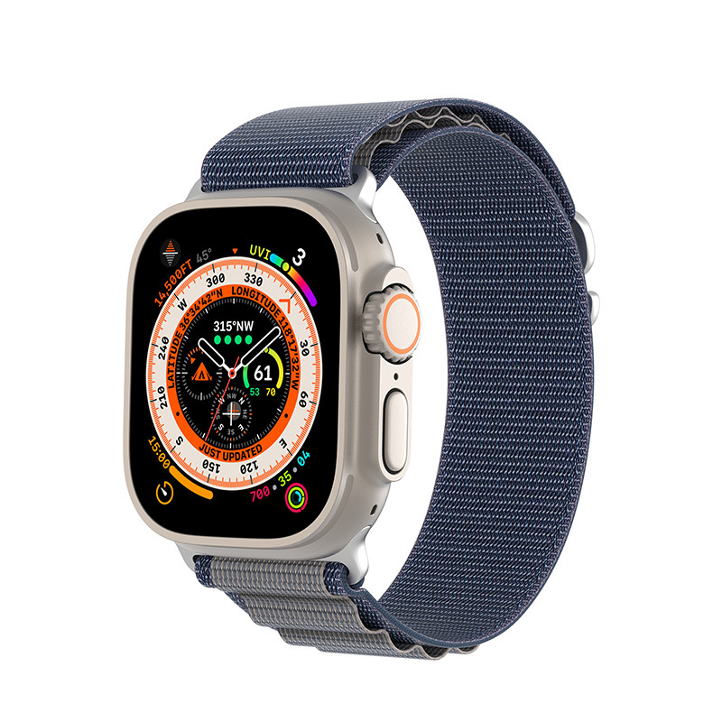 Adecuado para applewatchultra correa de bucle alpino de doble capa tejida correa de reloj deportivo al aire libre al por mayor image 12