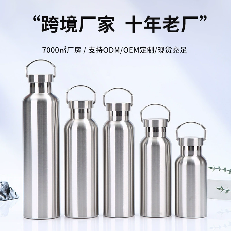 Трансграничная американская спортивная бутылка для воды из нержавеющей стали 304, двухслойная сумка-термос, большая емкость, бутылка для воды для альпинизма и велоспорта