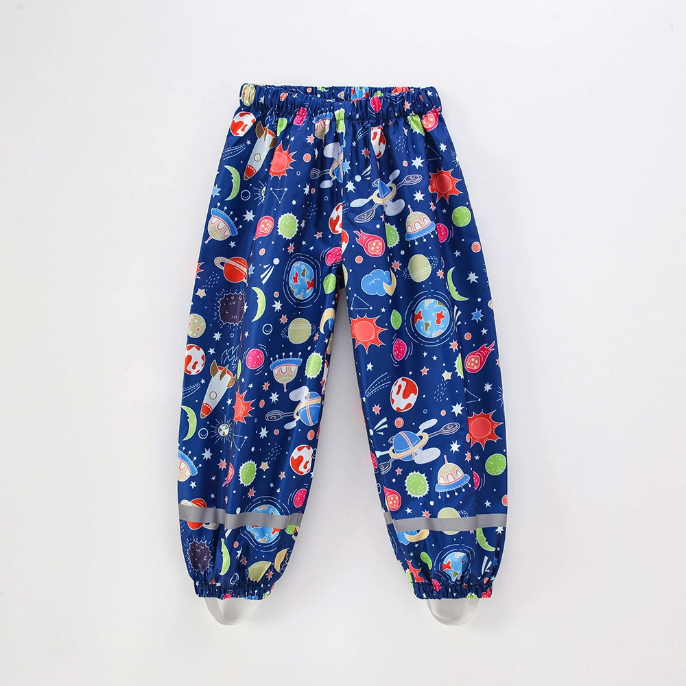 Children's thin trousers for early age, light and thin waterproof raincoat