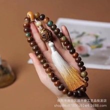 民族风提菩提根手串敦煌问天苹果珠手持精工女菩提 文玩佛珠