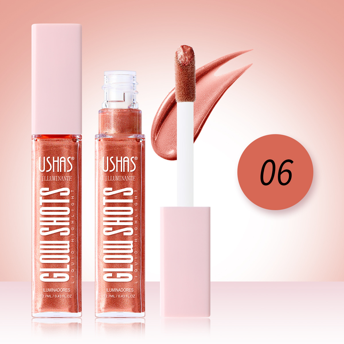 USHAS Europa y los Estados Unidos transfronterizos spot líquido resaltado impermeable perfiles brillantes duraderos multipropósito FS459A