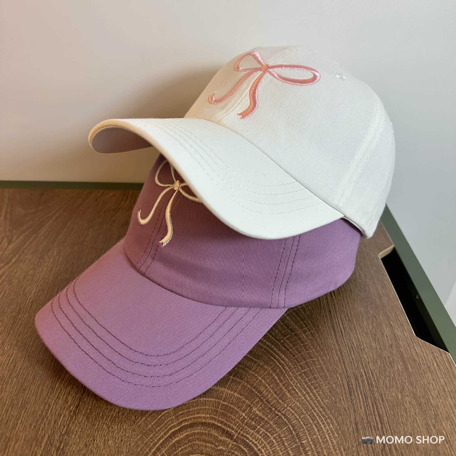 Cute Bow Pink / Denim Baseball Cap