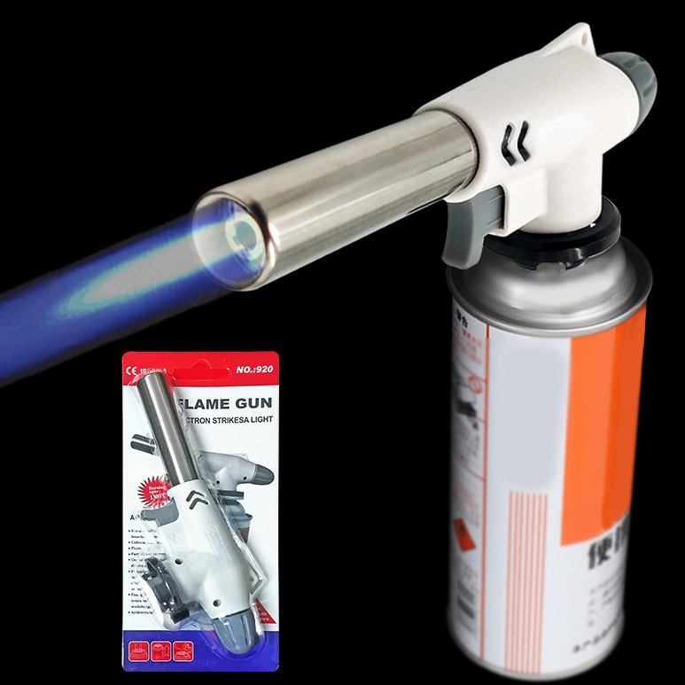 Cross-Border 920 Outdoor Barbecue Kitchen Baking Igniter Cassette Gas Spray Gun Ceramic Core Spray Gun Small Welding Gun