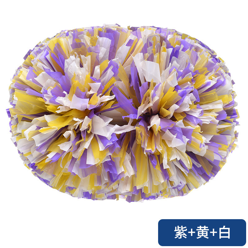 Porristas Bola de flores porristas mano flor mano sacudida flor danza rendimiento mano flor porristas flor bola de color rendimiento