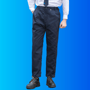 Work Clothes Cotton Trousers Winter Thickeneded Warm Labor Protection Cotton Trousers Cold Storage Cold-proof Trousers Winter Construction Site Workers Work Cotton Trousers