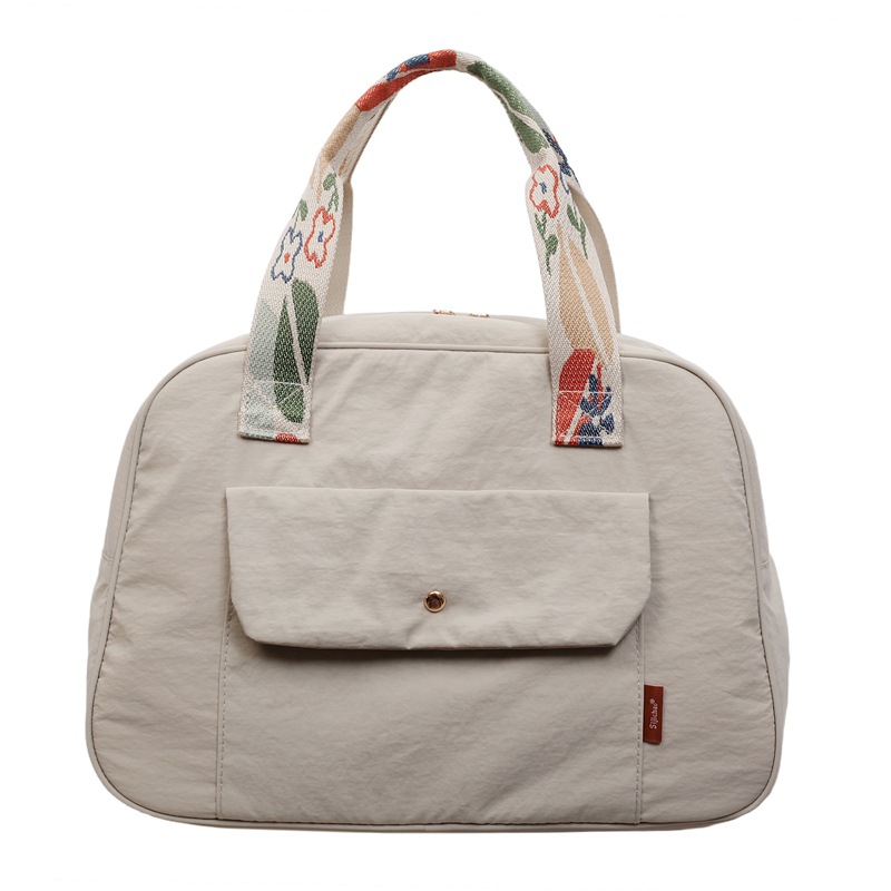 Bolso de mano de gran capacidad para mujeres 2026 bolso de brazo ligero simple de hombro para viajar bolso de viaje