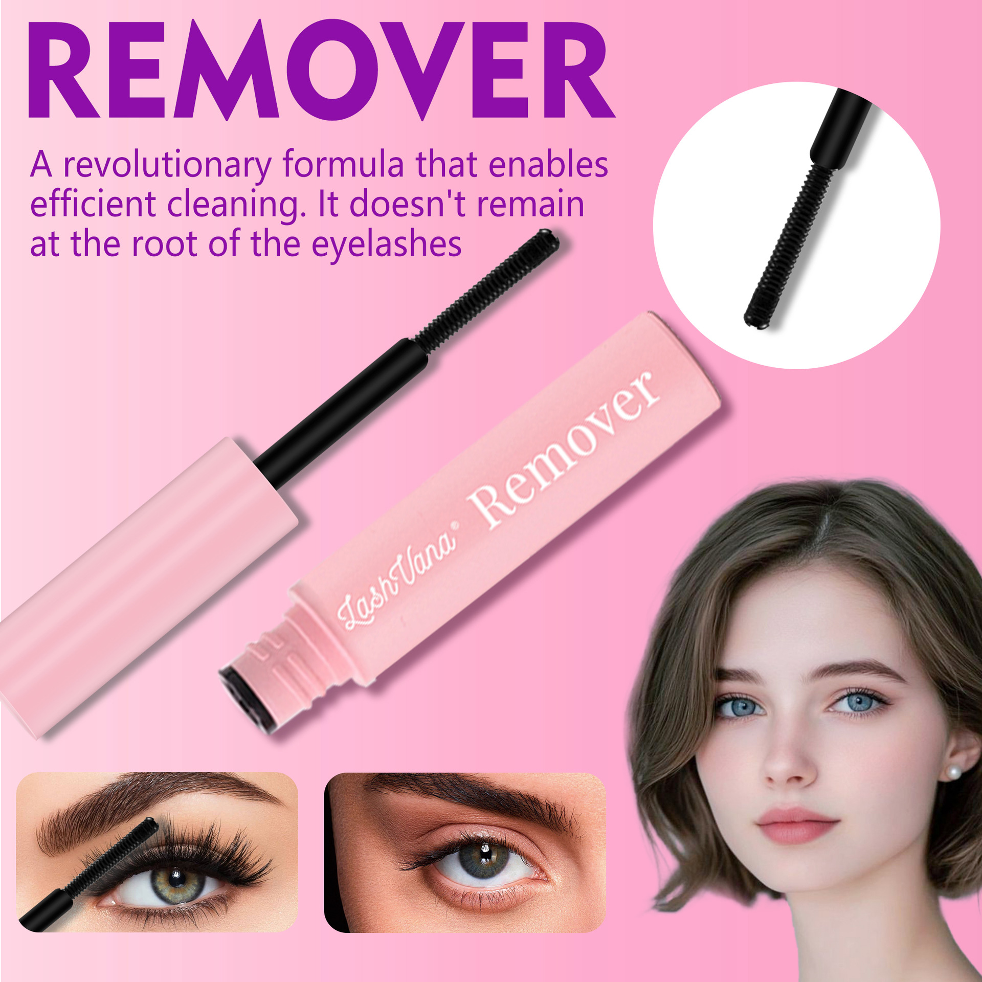 Pestañas Postizas Negras con Tallo, Tipo Pegamento, Estilo Europeo y Americano, Pestañas Planas para Vacaciones, Venta Caliente Transfronteriza, de Fábrica