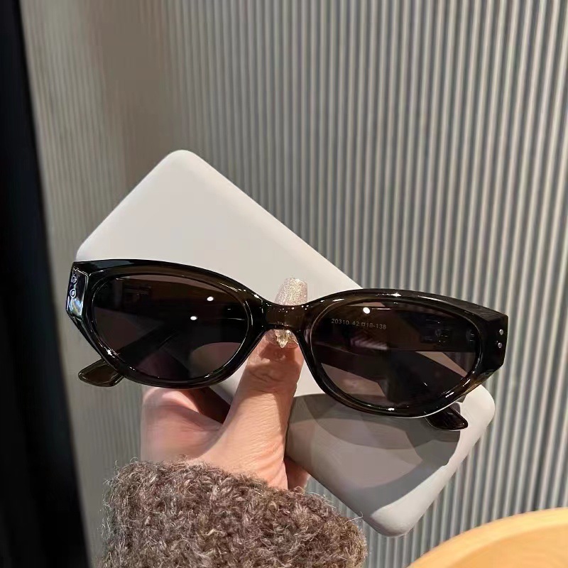イギリスCherry Kokoレトロ猫眼サングラス女性小顔おしゃれギャル高級感街撮りサングラス|undefined