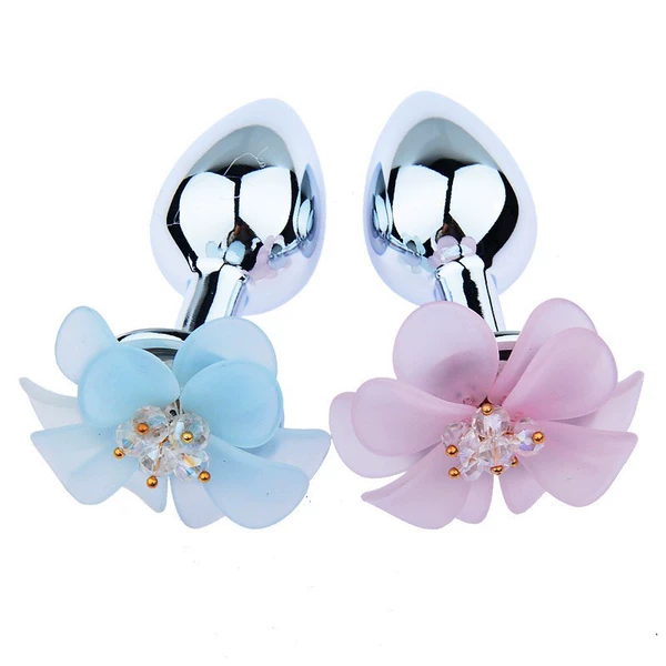Flower anal plug (orange)