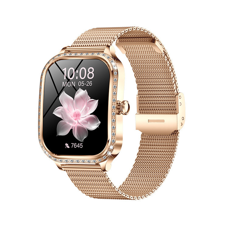 MK88 Cross-border New 1.75 Square Screen Women's Call Smart Watch Fashion Sports Women's Watch Heart Rate Blood Pressure Blood Oxygen
