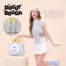 Dogga Doggy学院风手提双肩挂行李箱便携式多用途电脑包女通勤
