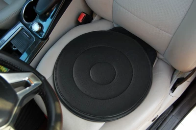 Factory Direct Sales Rotating Car Seat Cushion with 360-Degree Rotation, Multi-Purpose, Supports Tiktok, Dropshipping Available (Seat cushion, seat cover) - classic-black