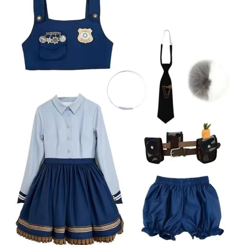 긴팔 정장 스커트 [모자 제외]