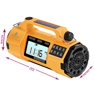 Outdoor Portable Hand-Cranked Radio High-Power Full-Band Lighting Outdoor Camping Home Emergency Lighting Equipment