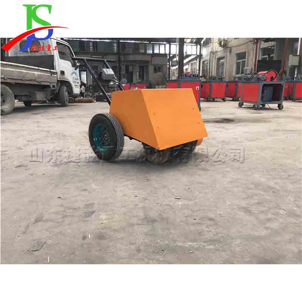 手推式钢板型材除锈机 彩钢瓦除锈翻新机 行走式槽钢电动打磨机