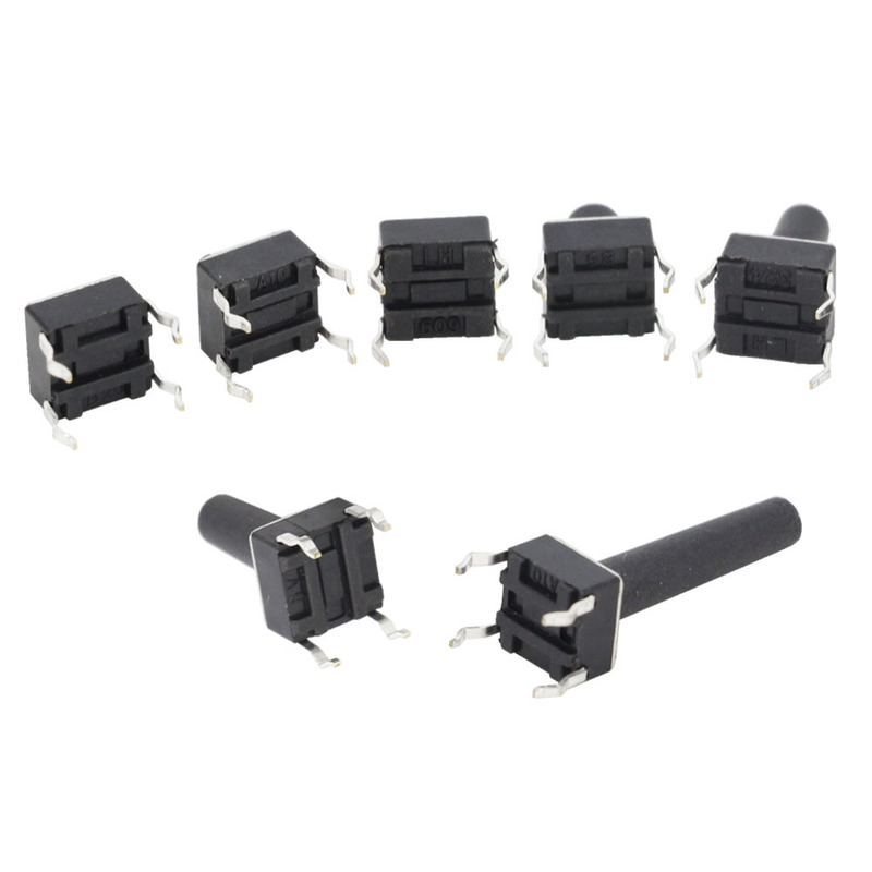 6*6*8mm tact switch 4 pin vertical micro key switch tactile sensor switch