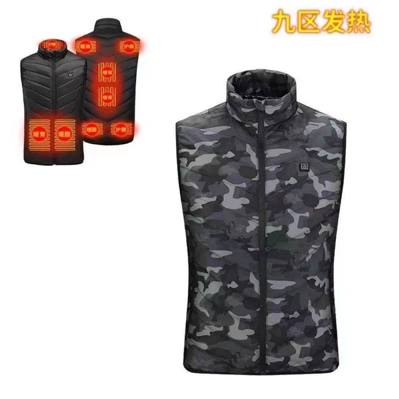 新型クロスボーダー発熱馬甲知能加熱馬甲電熱発熱服恒温保温加熱ベスト男女モデル|undefined
