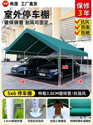 Avtomobil dam çadırları — Commercial Market Stall Tent - 5mx6m-stall-canopy-dark-green-more-than-2-people