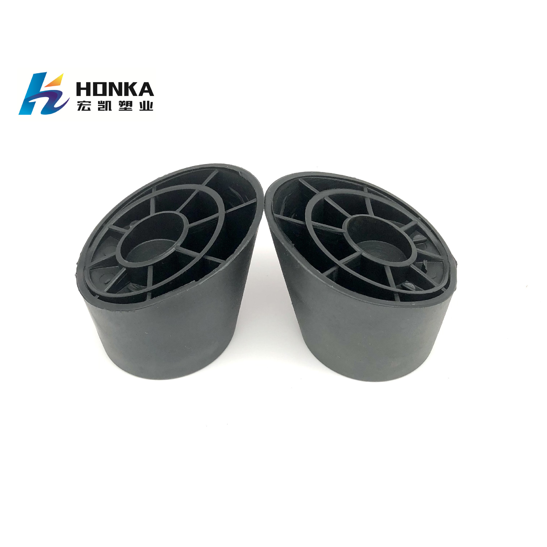 厂家批发Φ50塑料马蹄脚套 桌椅凳子脚套家具脚垫健身器材滑套