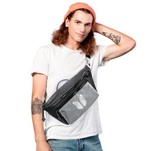 抖音爆款 时尚男女士大容量胸包单肩斜挎腰包ins潮流运动包