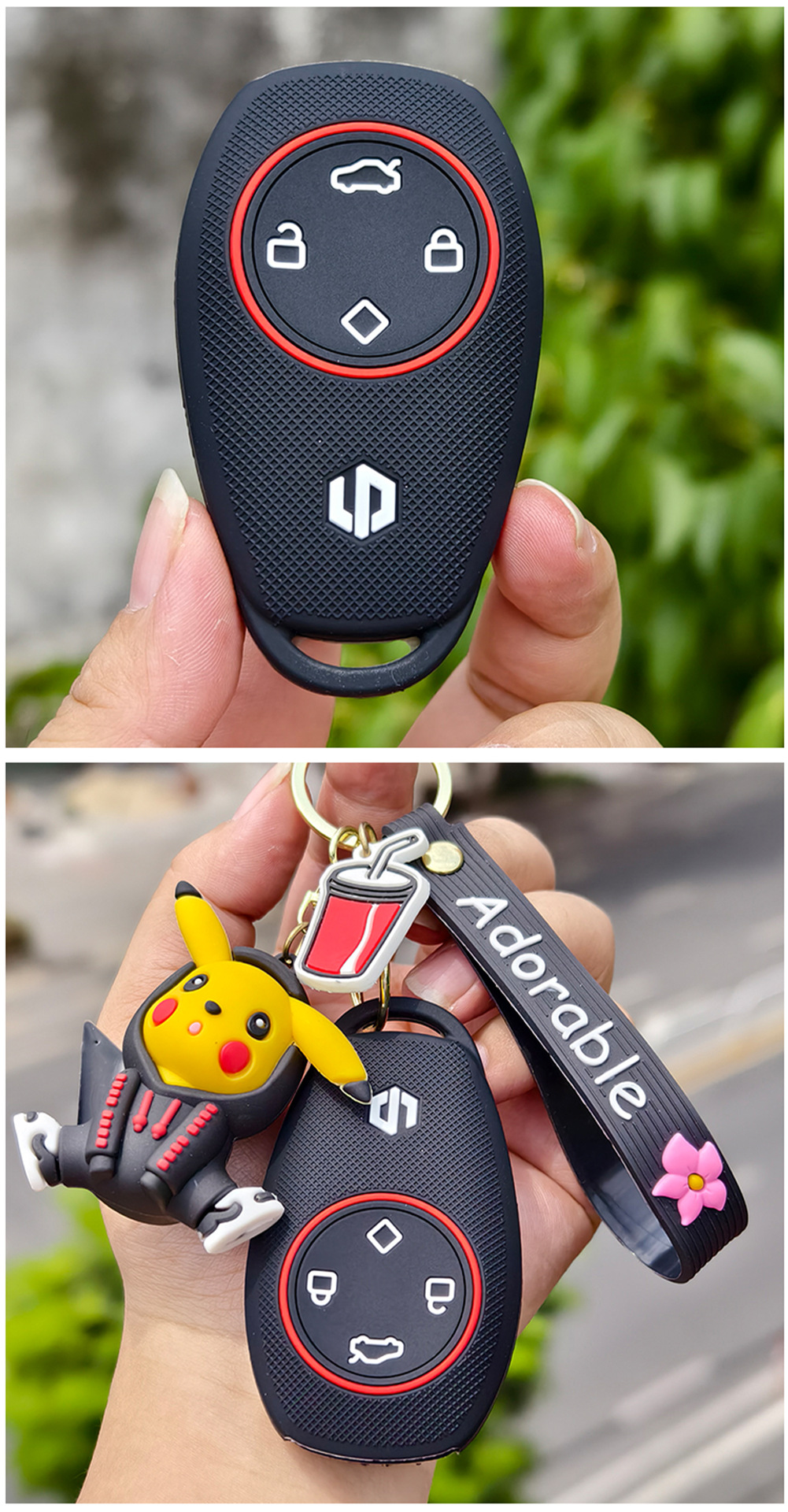 Suitable for 2020 Leapmotor S01 Key Cover T03 C11 C01 Four-Button Remote Control Key Soft Silicone Protective Cover