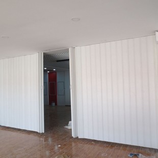 Supply Beijing Fangshan District PVC folding door partition door crystal shutter door