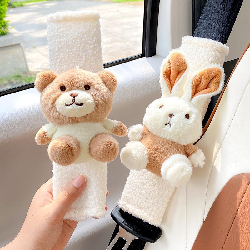 Funda Protectora para Cinturón de Seguridad de Poliéster Suave para Coche