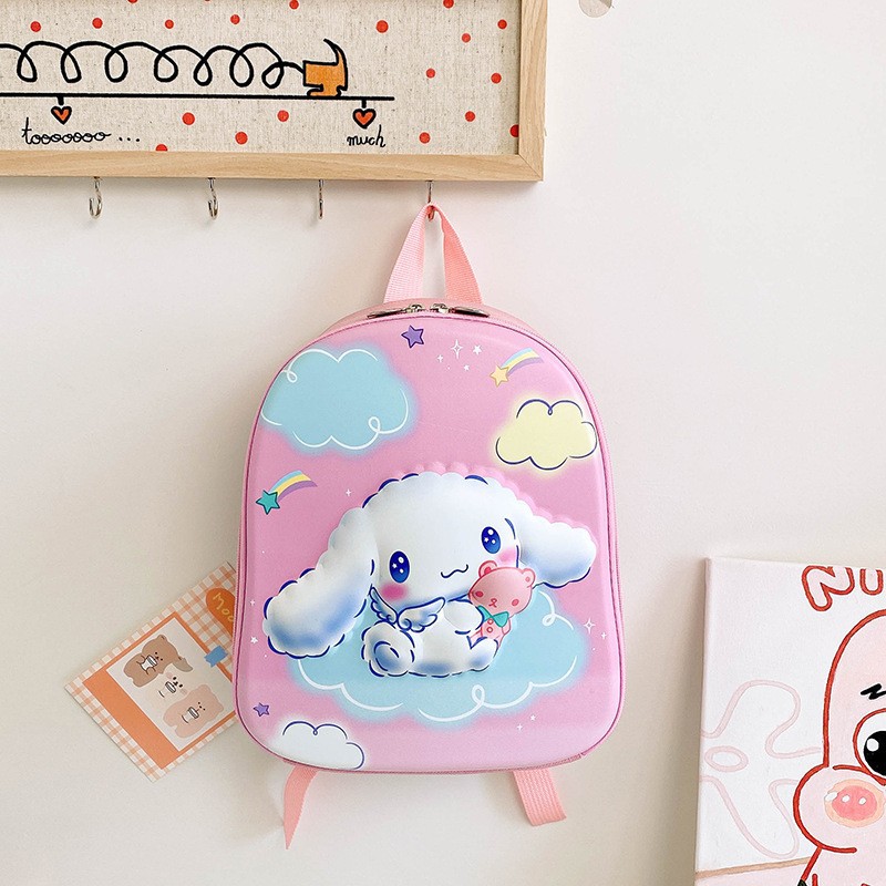 2023 nuevo 3D duro cáscara de los niños mochila de las niñas lindas pequeña mochila cómodo ligero niños mochila casual