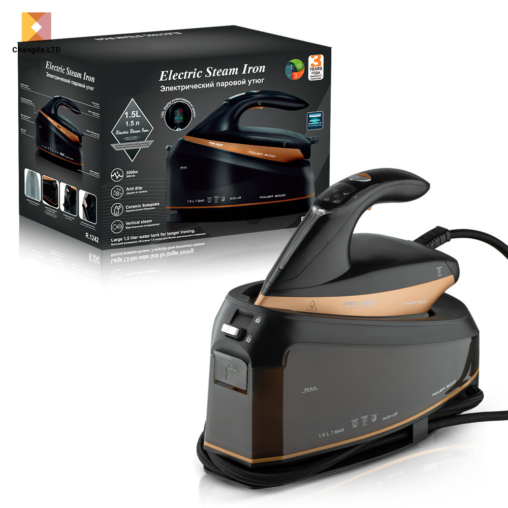 Pressure Steam Electric Iron 1.5L Large Capacity Bottle-Type Commercial and Household Garment Steamer High-Power Electric Heating Iron