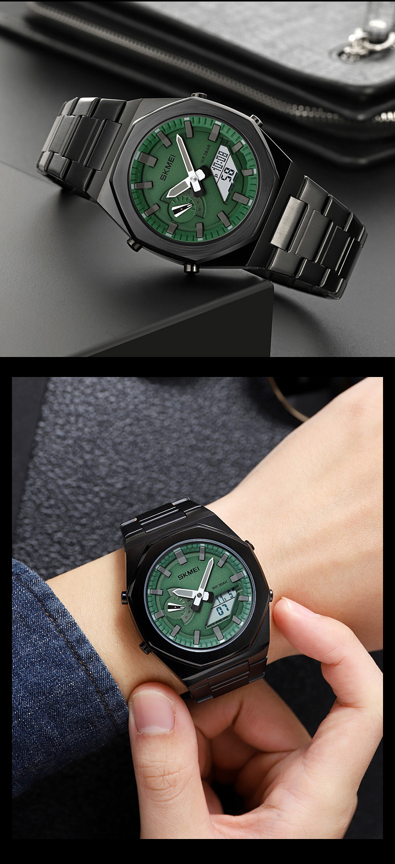 150g Weight Glass Mirror Material Stainless Steel Strap Material Watch Classification Pointer Display Type Butterfly Double Snap Buckle Style Oval Dial Shape Holiday, Travel, Selfie Occasion Electronic Movement Geometric Pattern Unisex Gender Casual, Simple Style Style Casual Simple Style Geometric Butterfly Double Snap Electronic Men's Watches