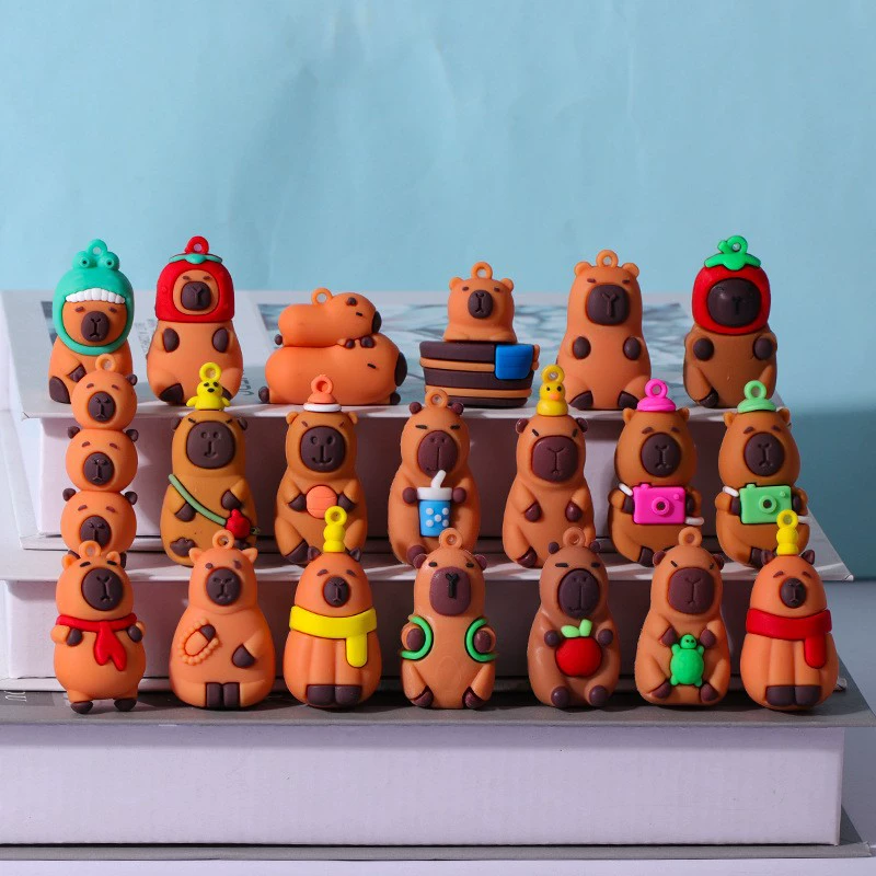 Keychain for students, toy, doll with accessories