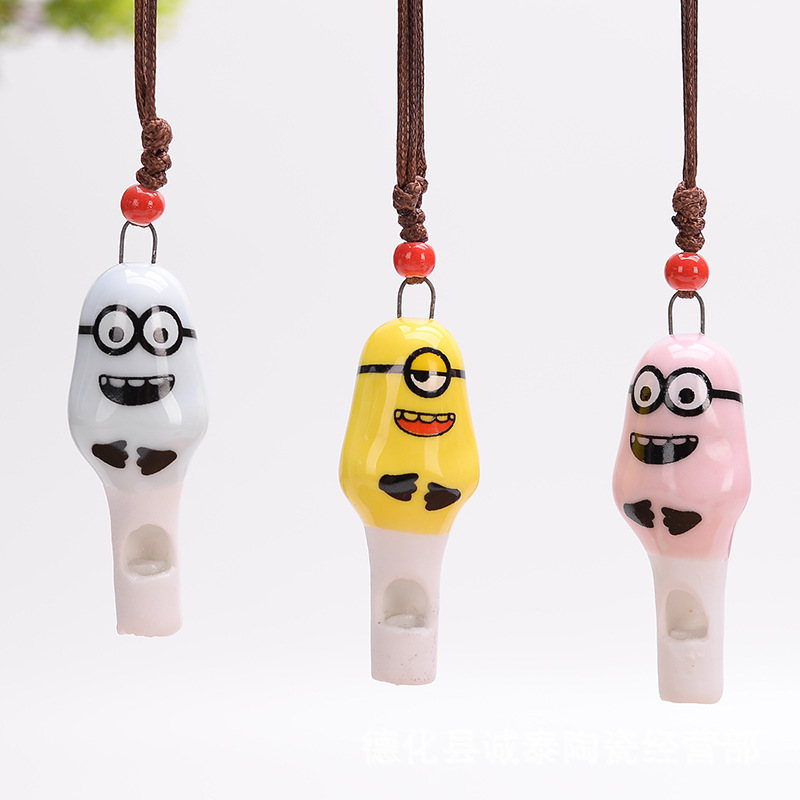 컬러 유약 휘파람-작은 후안