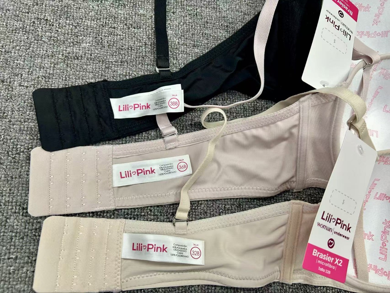 Bra de mujer de media taza elegante temperamento cómodo transpirable fabricantes de ropa interior fina en stock al por mayor