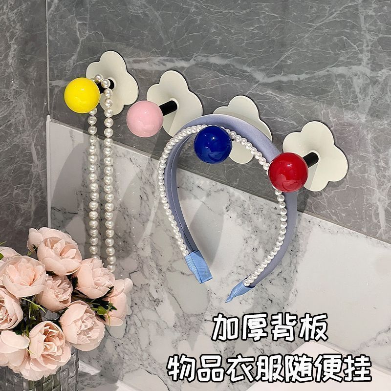 25 新しいドーパミン痕跡のない粘着フック壁掛けパンチフリーバスルームタオルハンガー家庭用フック強力な粘着フック|undefined